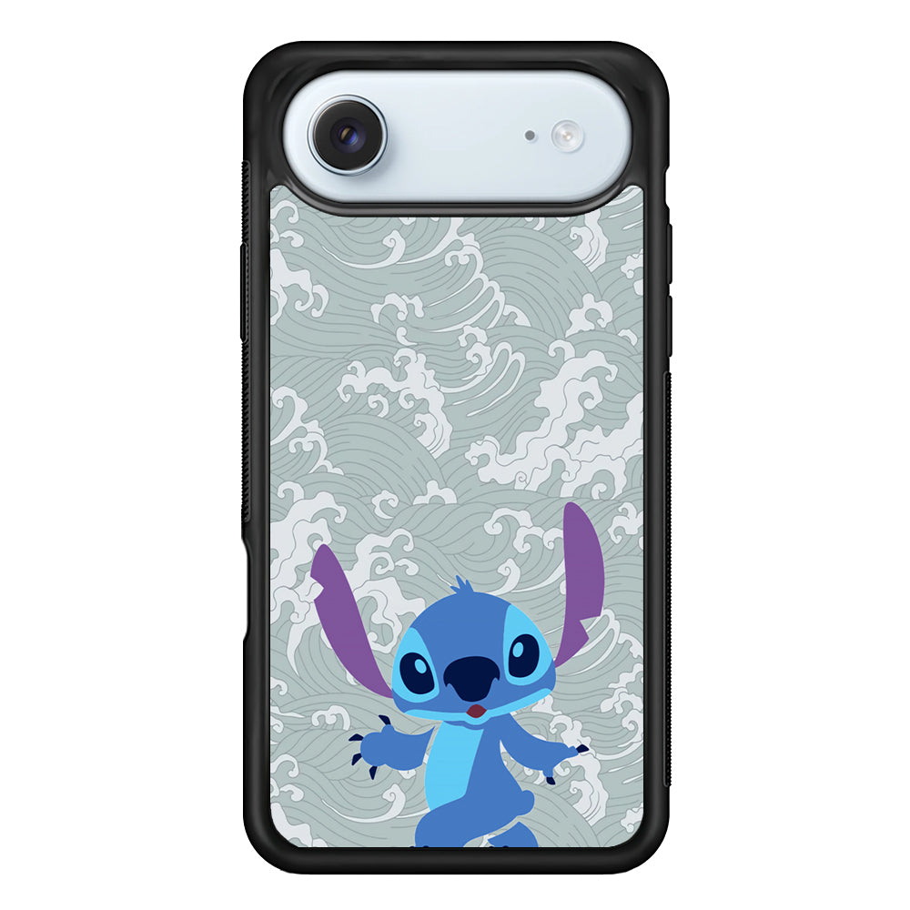 Stitch Walk on The Wave iPhone 17 Air Case