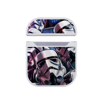 Stormtrooper Selfies Momment Apple Airpods Case White