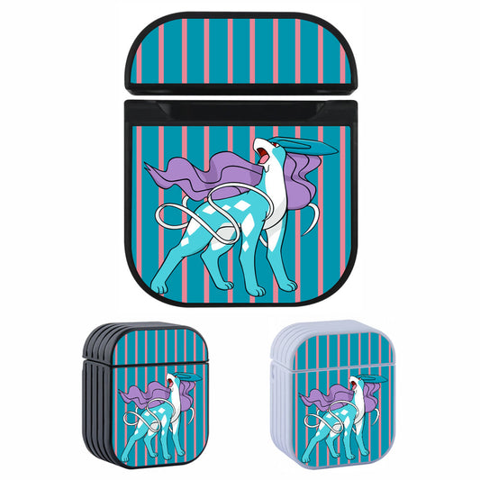Suicune Pokemon Stripe Apple Airpods Case