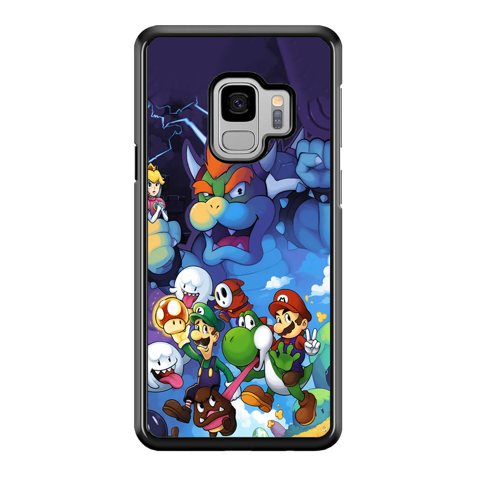 Super Mario Against The King Samsung Galaxy S9 Case