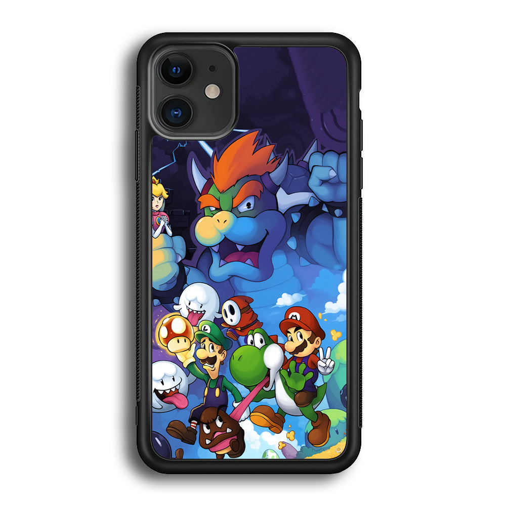 Super Mario Against The King iPhone 12 Case