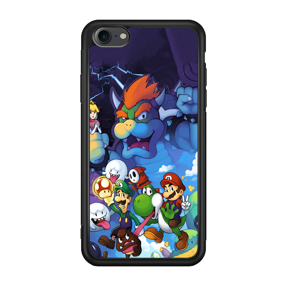 Super Mario Against The King iPhone 7 Case