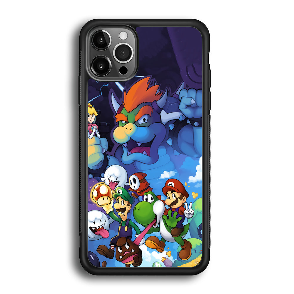 Super Mario Against The King iPhone 12 Pro Max Case