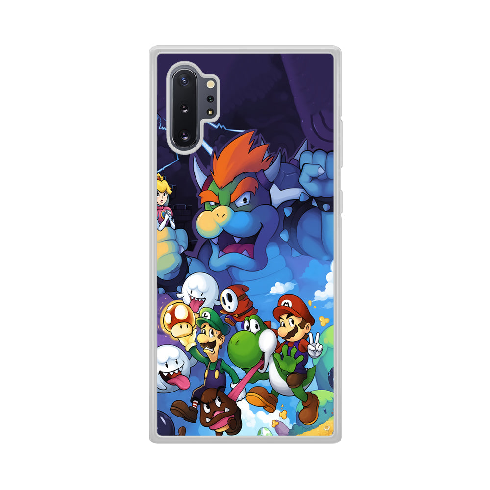 Super Mario Against The King Samsung Galaxy Note 10 Plus Case