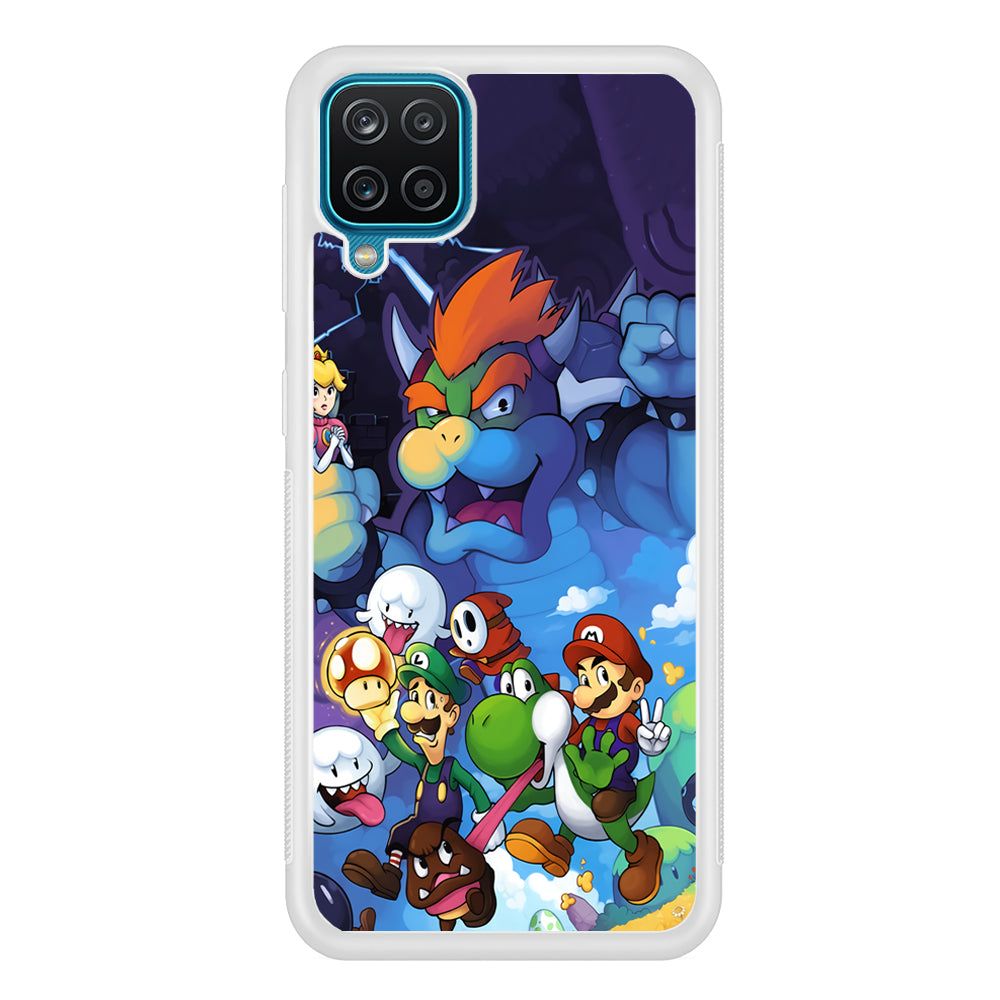 Super Mario Against The King Samsung Galaxy A12 Case