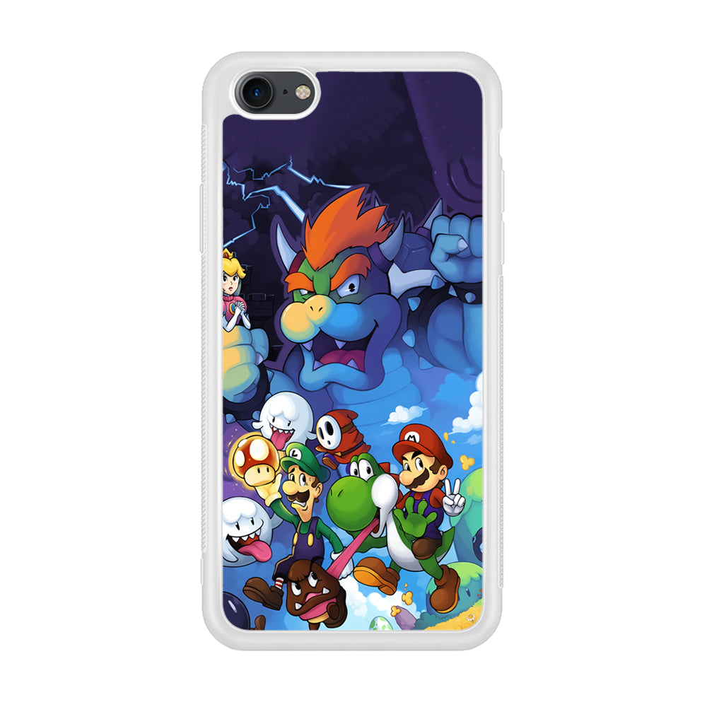 Super Mario Against The King iPhone 7 Case