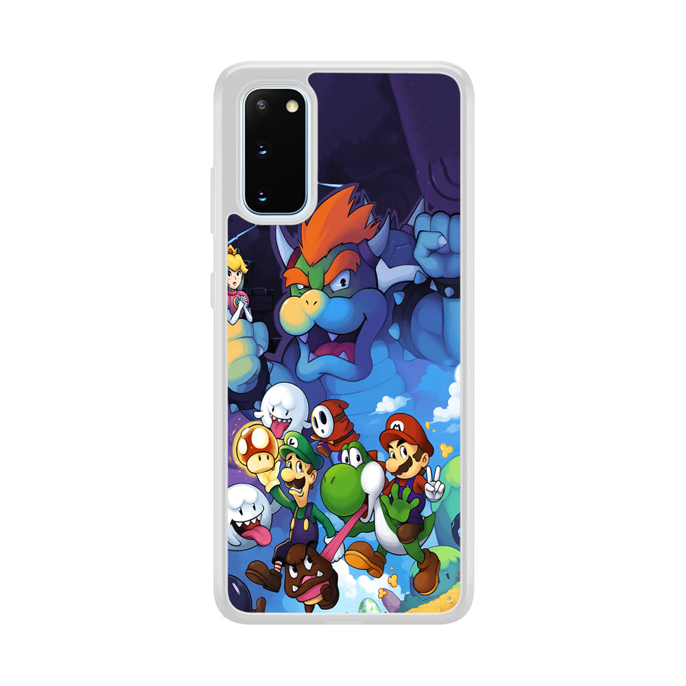 Super Mario Against The King Samsung Galaxy S20 Case