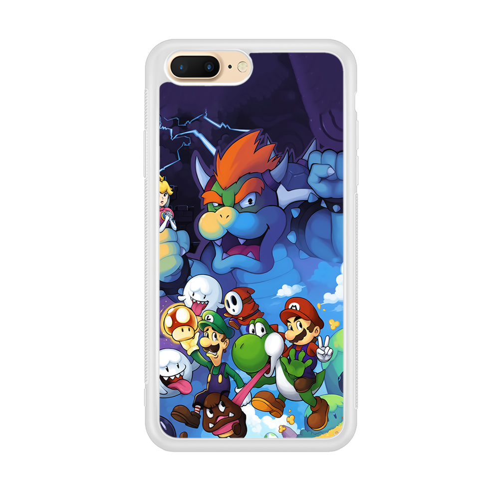 Super Mario Against The King iPhone 8 Plus Case