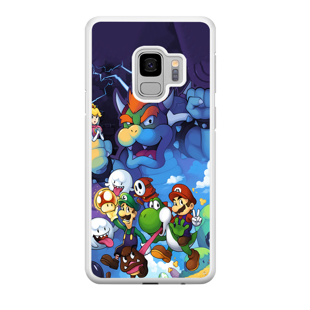 Super Mario Against The King Samsung Galaxy S9 Case