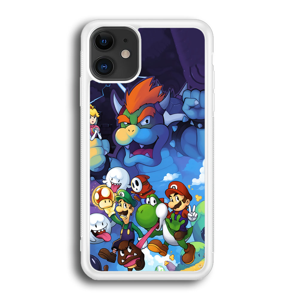 Super Mario Against The King iPhone 12 Case