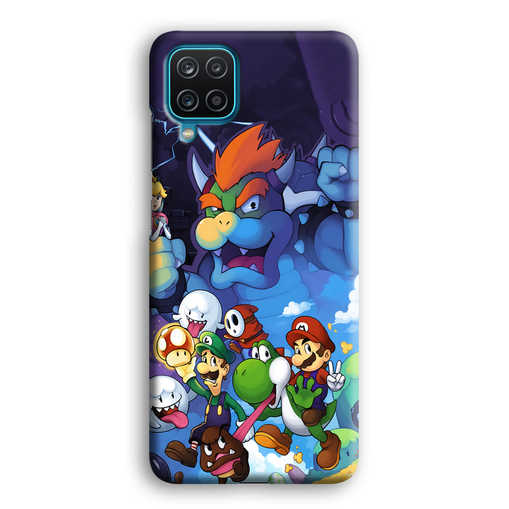 Super Mario Against The King Samsung Galaxy A12 Case