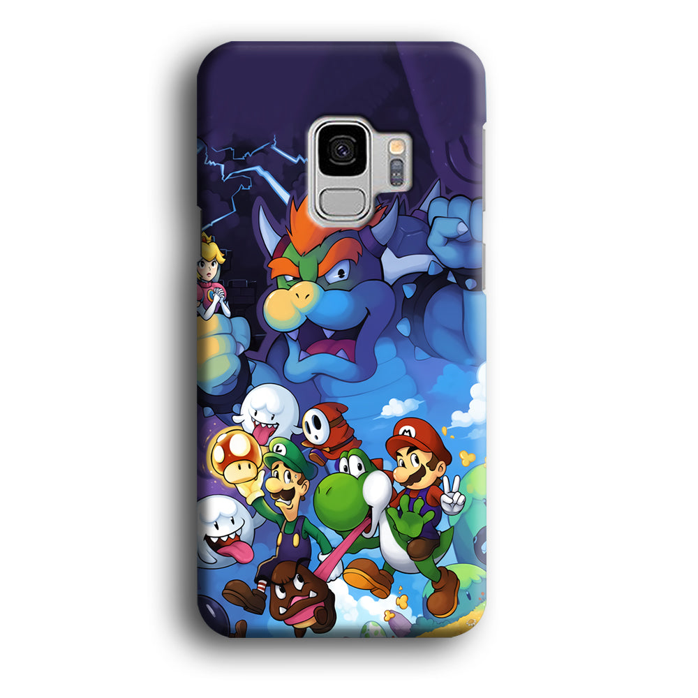 Super Mario Against The King Samsung Galaxy S9 Case