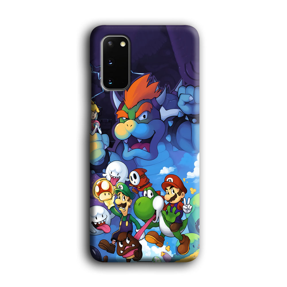 Super Mario Against The King Samsung Galaxy S20 Case