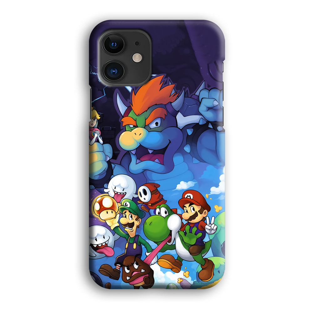 Super Mario Against The King iPhone 12 Case