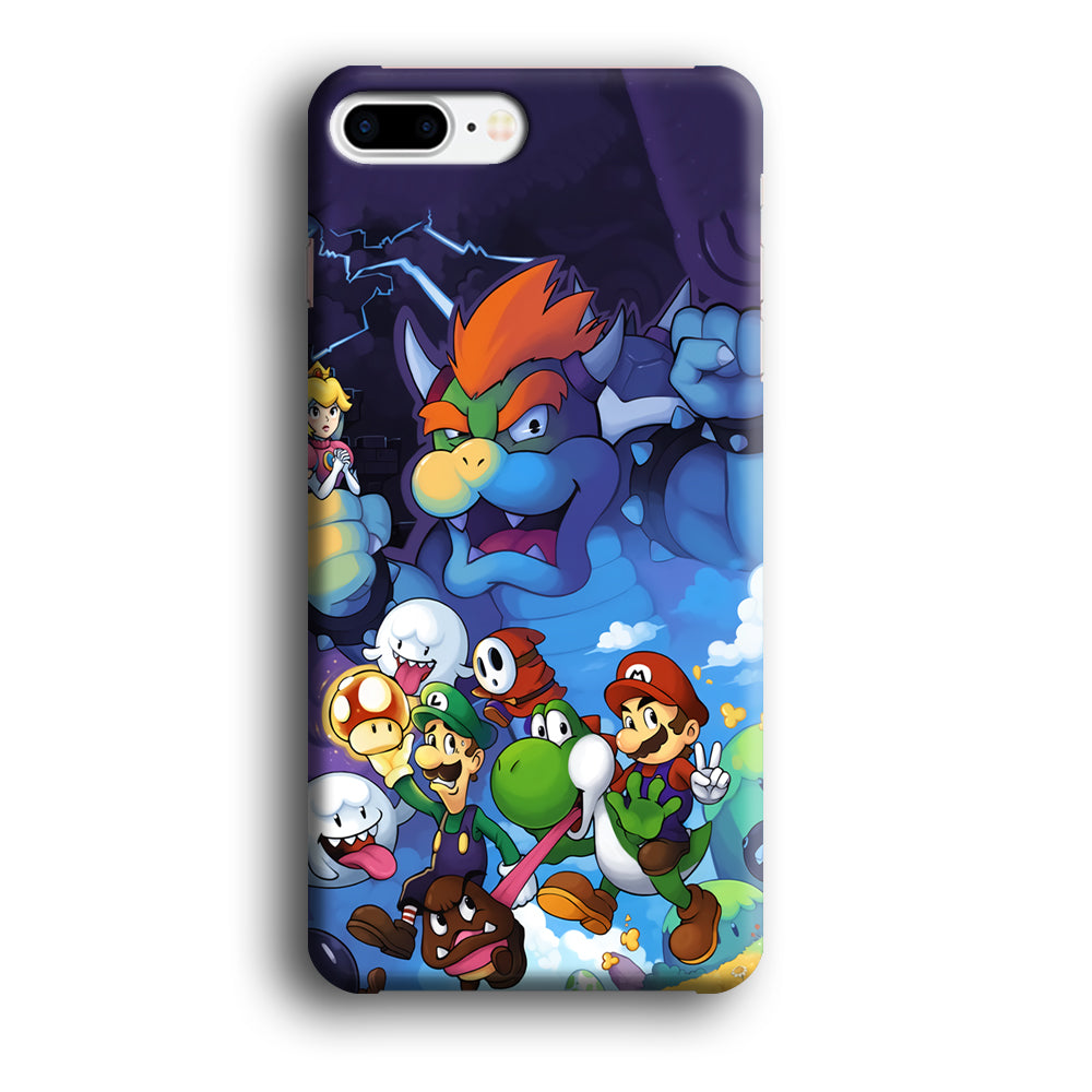 Super Mario Against The King iPhone 8 Plus Case