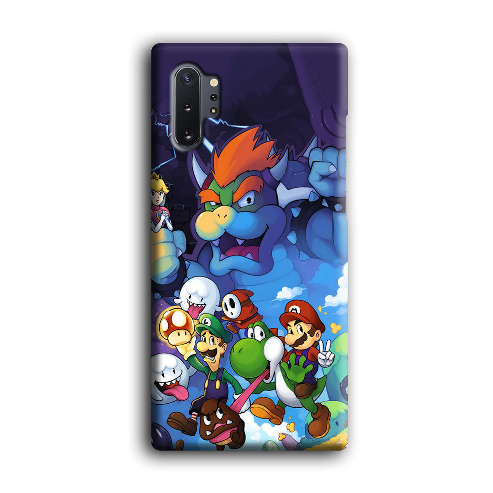 Super Mario Against The King Samsung Galaxy Note 10 Plus Case