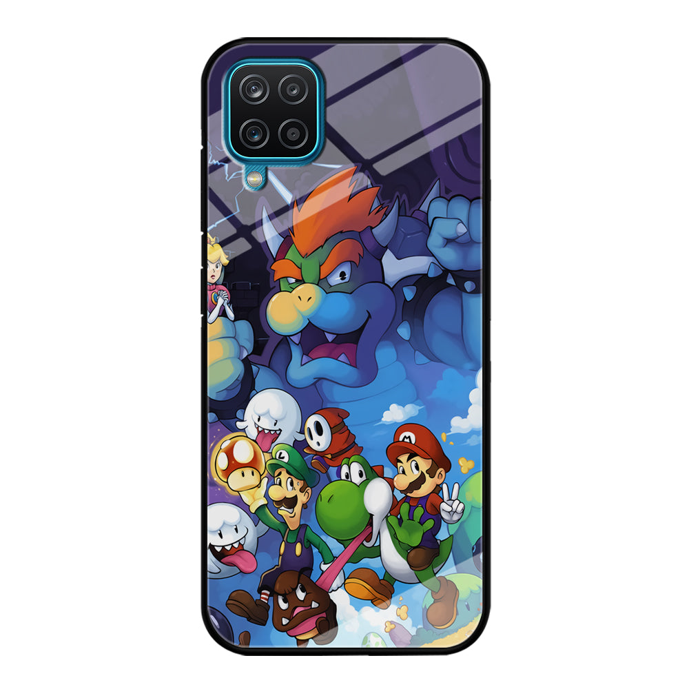 Super Mario Against The King Samsung Galaxy A12 Case