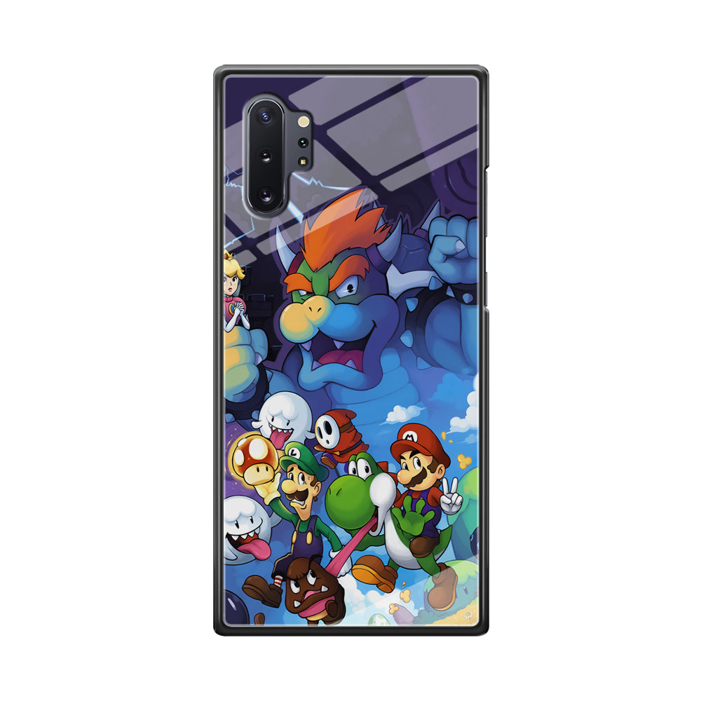 Super Mario Against The King Samsung Galaxy Note 10 Plus Case