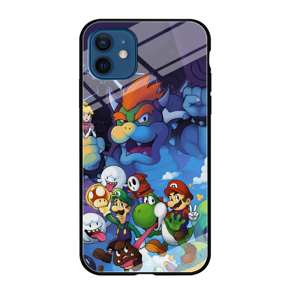 Super Mario Against The King iPhone 12 Case