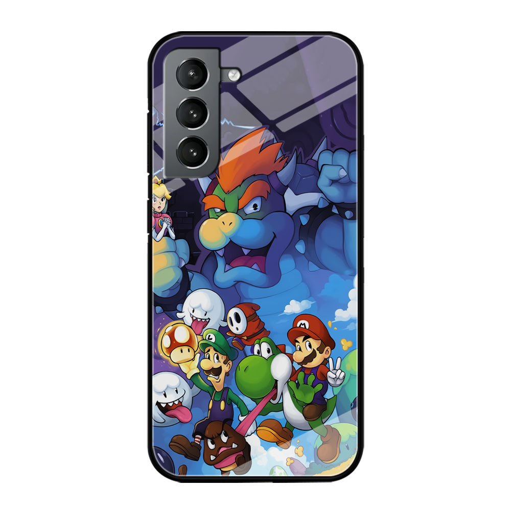 Super Mario Against The King Samsung Galaxy S21 Plus Case