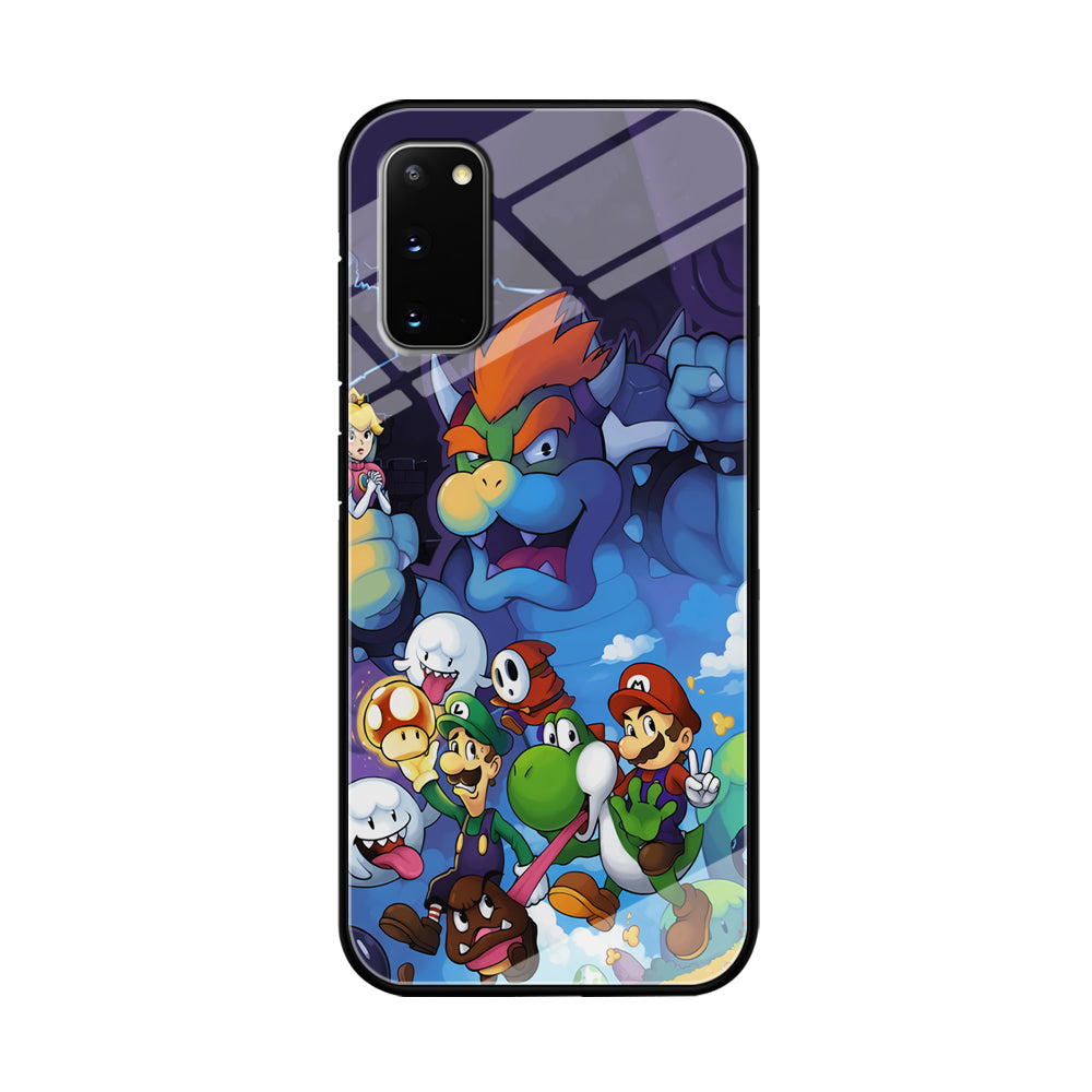 Super Mario Against The King Samsung Galaxy S20 Case