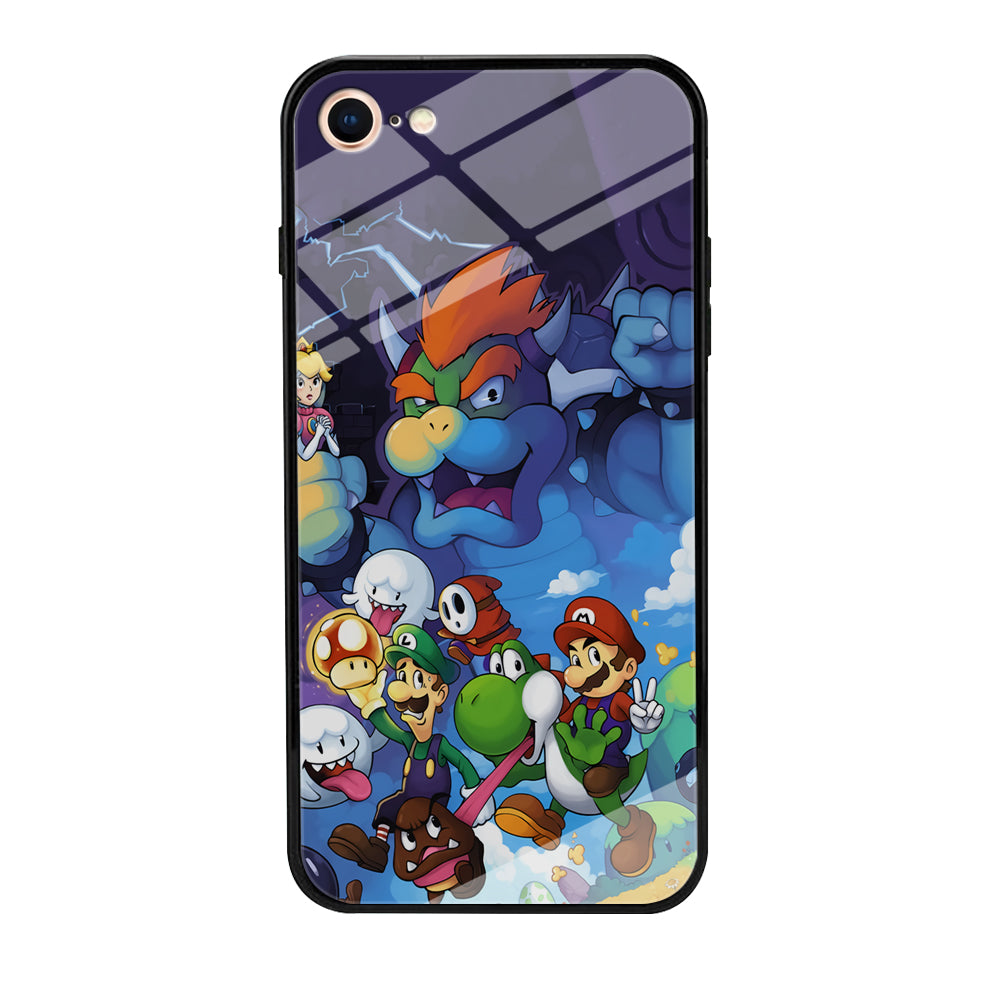 Super Mario Against The King iPhone 7 Case