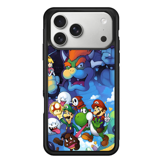 Super Mario Against The King iPhone 17 Pro Case