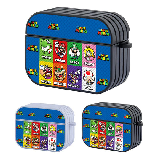 Super Mario Bros Retro Character Apple Airpods Pro Case