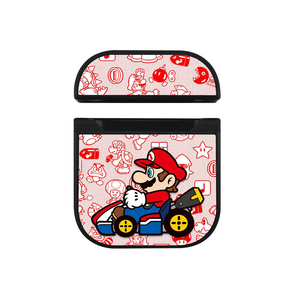 Super Mario Ride The Game Apple Airpods Case Black