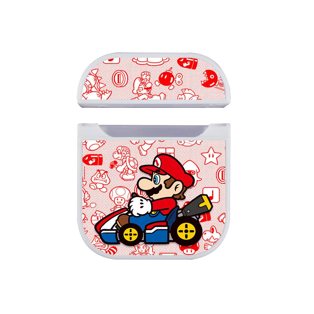 Super Mario Ride The Game Apple Airpods Case White