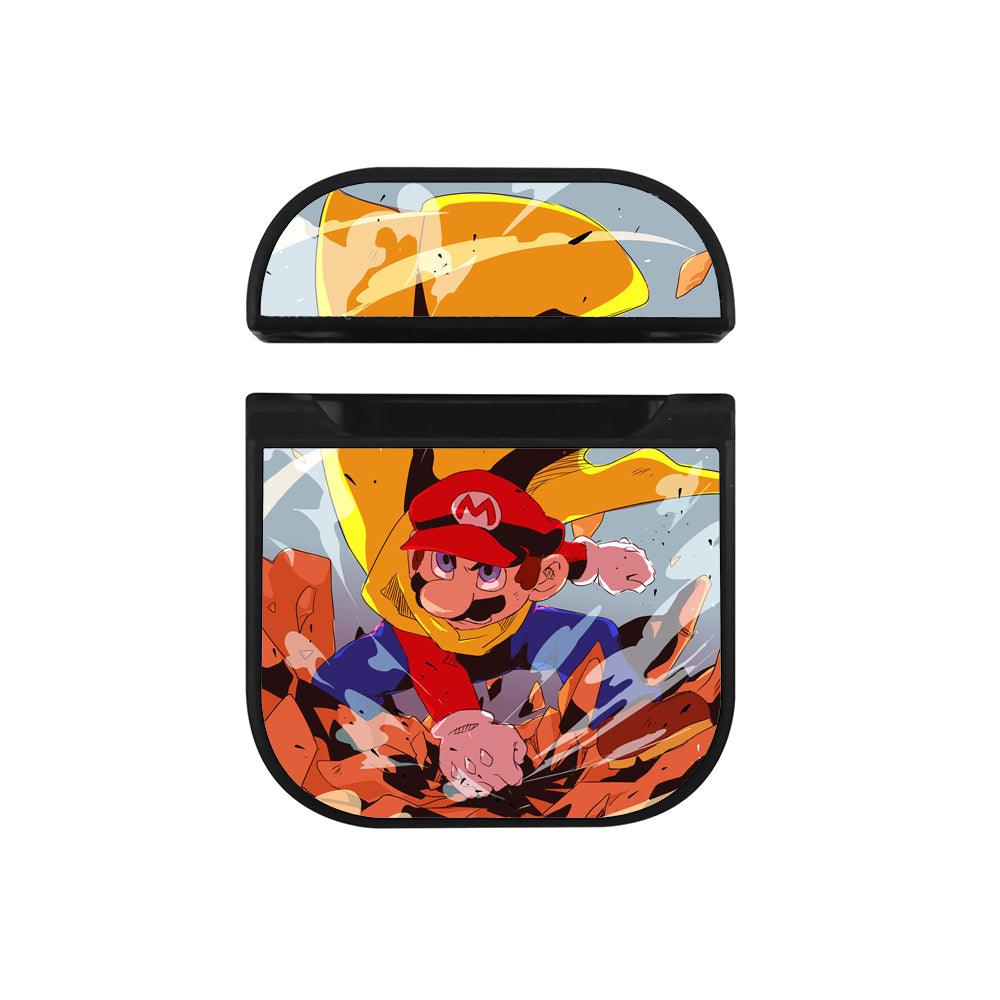 Super Mario The Power of Truth Apple Airpods Case Black