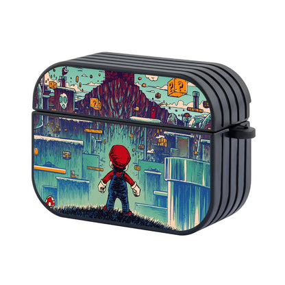 Super Mario The Struggle Is Not Over Apple Airpods Pro 3 Case-Black-Carneyforia