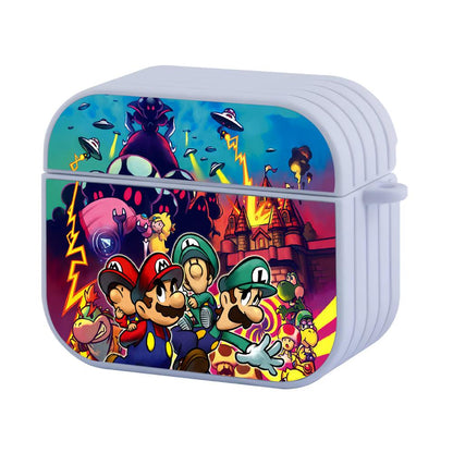 Super Mario Troublesome Mushroom Apple Airpods 4 Case White