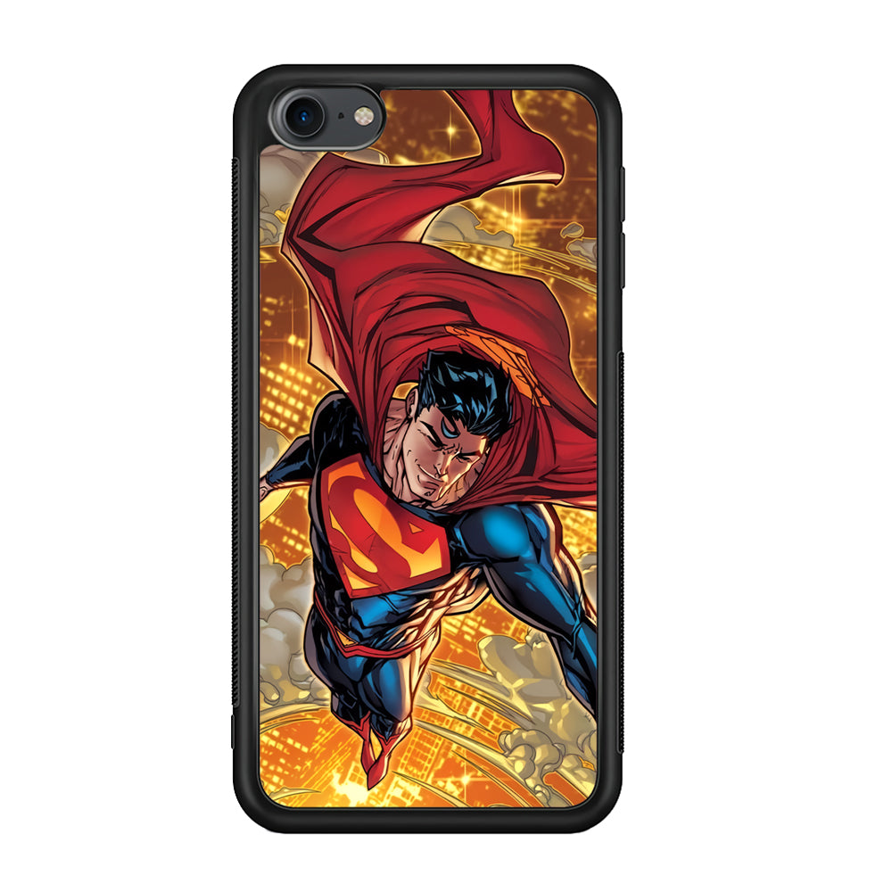 Superman Flying Through The City iPod Touch 6 Case - Carneyforia