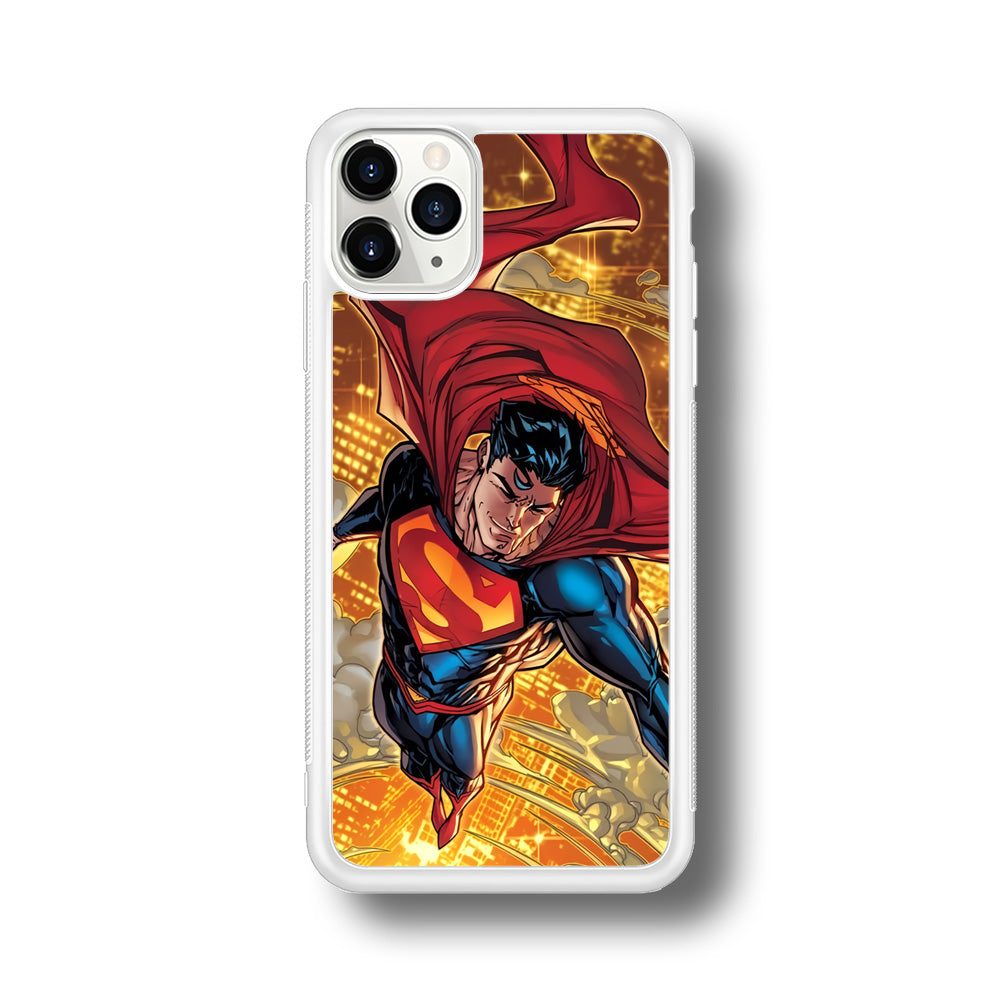 Superman Flying Through The City iPhone 11 Pro Max Case