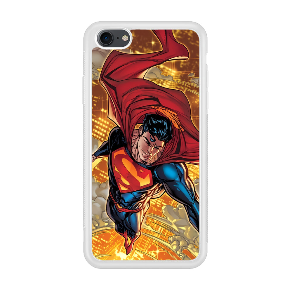 Superman Flying Through The City iPhone 7 Case