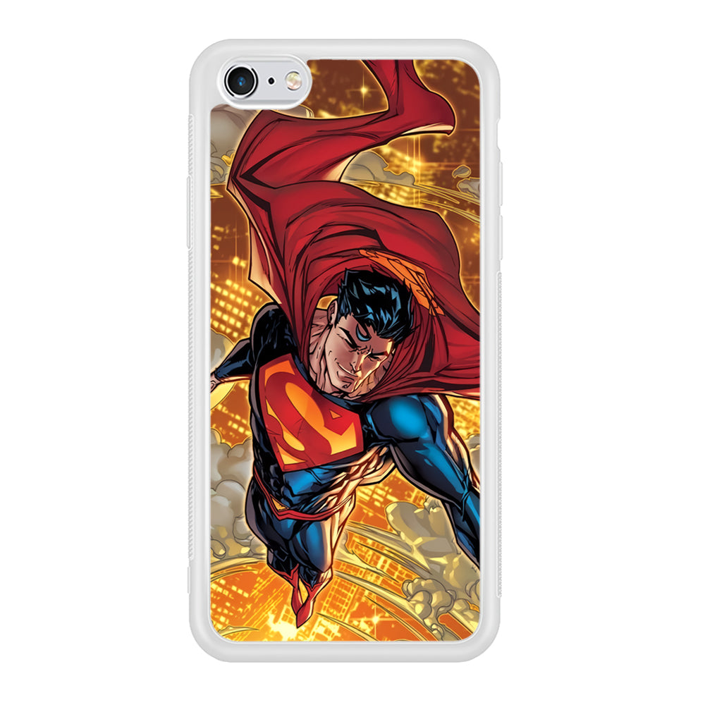 Superman Flying Through The City iPhone 6 | 6s Case