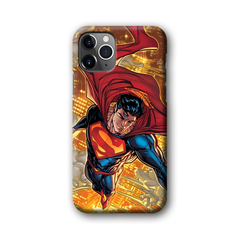 Superman Flying Through The City iPhone 11 Pro Max Case