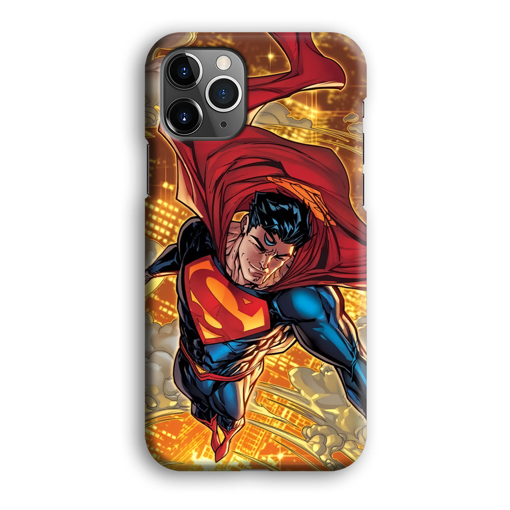 Superman Flying Through The City iPhone 12 Pro Max Case