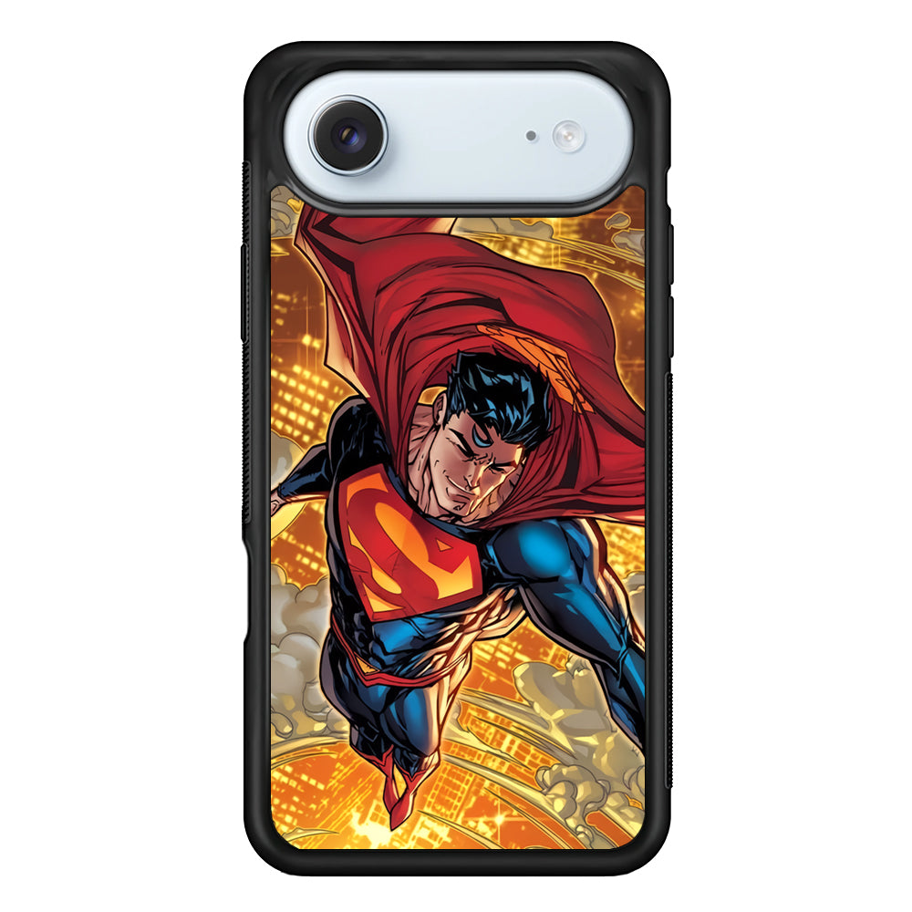 Superman Flying Through The City iPhone 17 Air Case