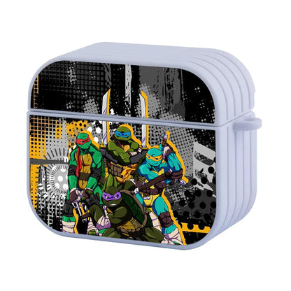 TMNT Always on Standby Hard Work Apple Airpods 4 Case White