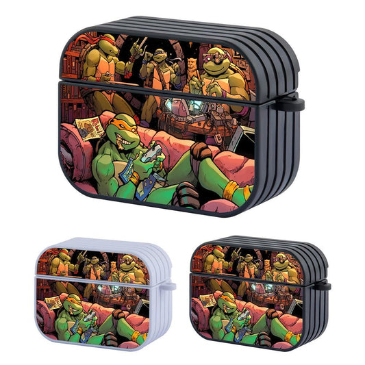 TMNT Be on a Busy Night Apple Airpods Pro Case-Carneyforia