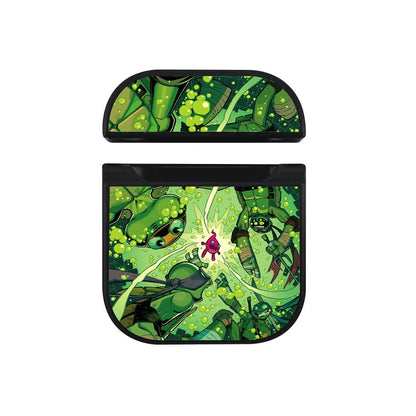 TMNT Dive into The Aquatic Dimension Apple Airpods Case Black