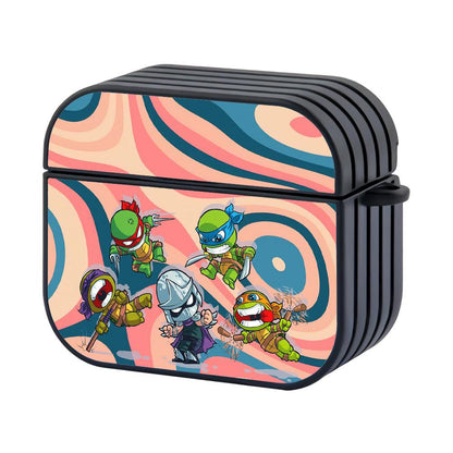 TMNT Mix Strike Apple Airpods 4 Case Black