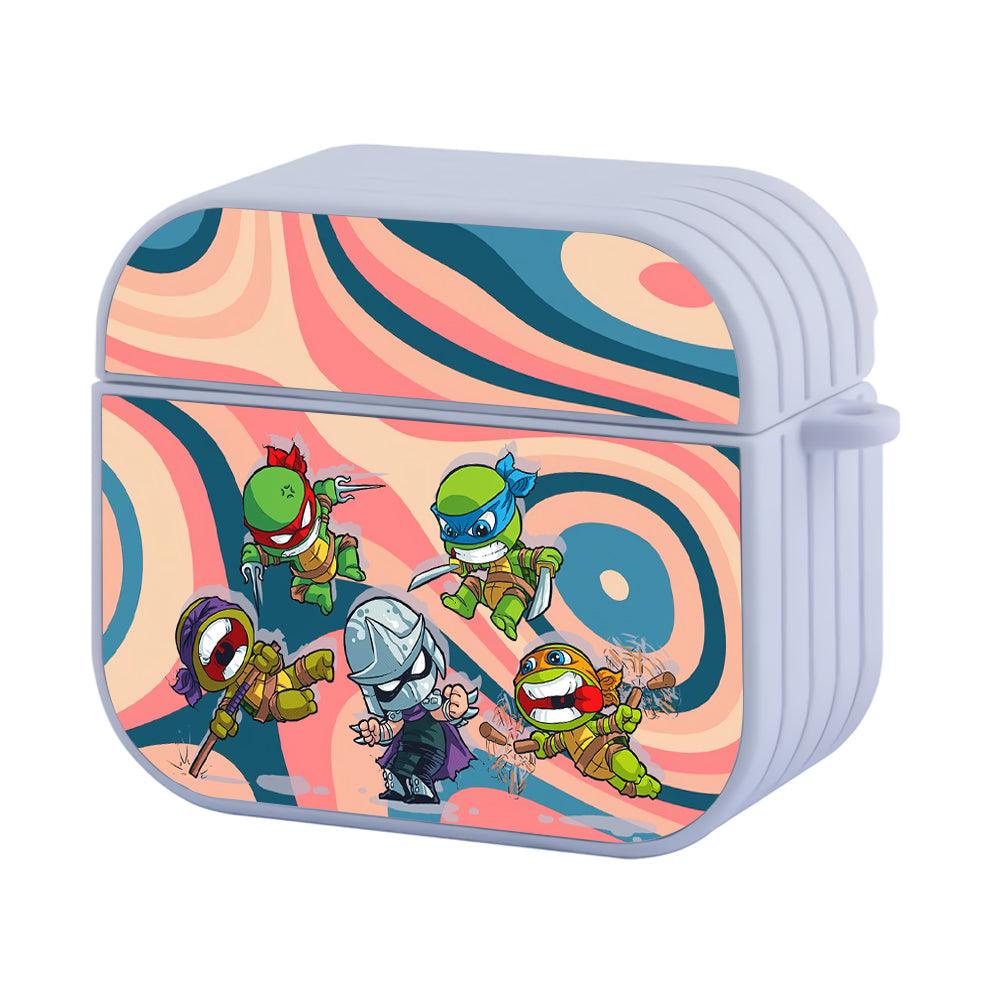 TMNT Mix Strike Apple Airpods 4 Case White