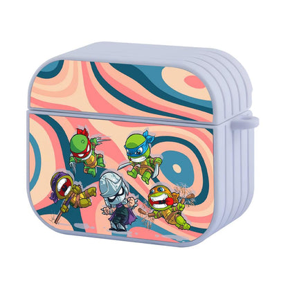 TMNT Mix Strike Apple Airpods 4 Case White