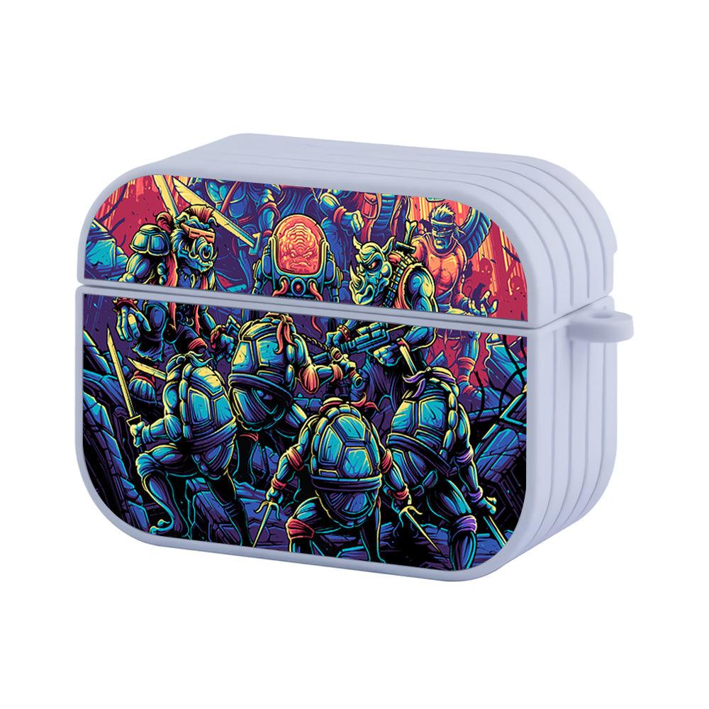 TMNT Overcoming the Final Obstacle Apple Airpods Pro Case-White-Carneyforia