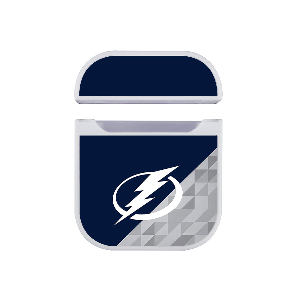 Tampa Bay Lightning Logo Apple Airpods Case White