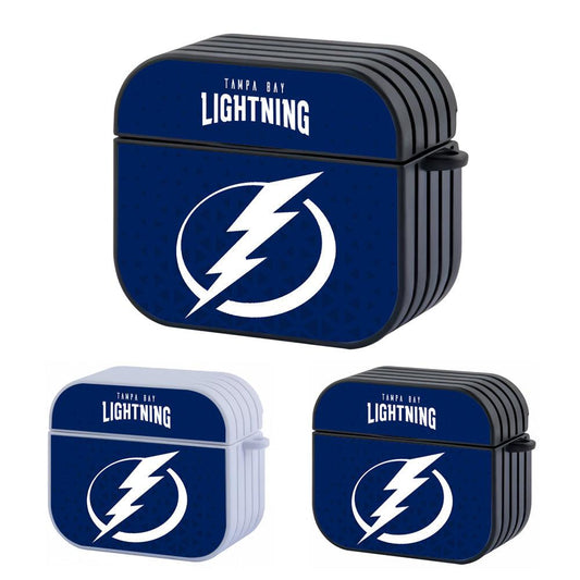 Tampa Bay Lightning NHL Patern of Triangle Apple Airpods 4 Case