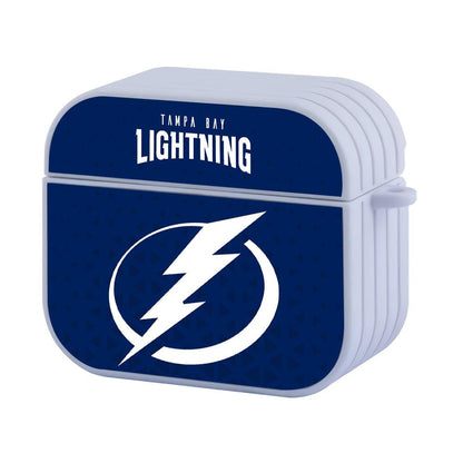 Tampa Bay Lightning NHL Patern of Triangle Apple Airpods 4 Case White